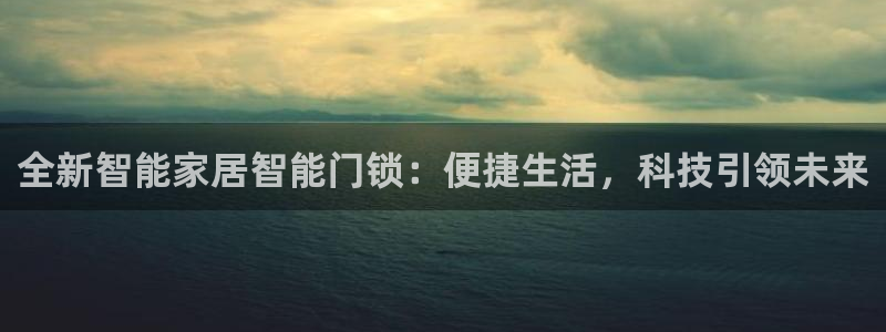 年会金句心得：全新智能家居智能门锁：便捷生活，科技引领未来