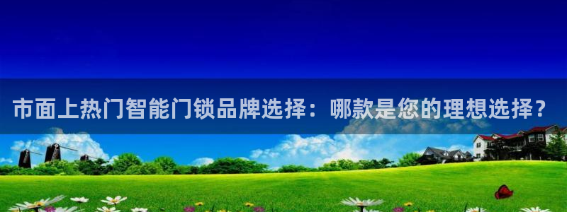 金年会入口：市面上热门智能门锁品牌选择：哪款是您的理想选择？