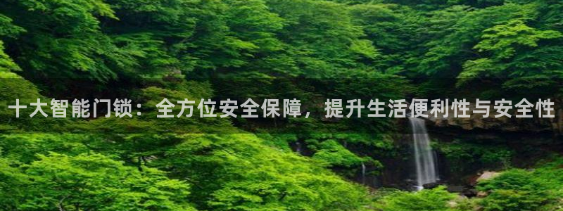 金年会体育平台：十大智能门锁：全方位安全保障，提升生活便利性
