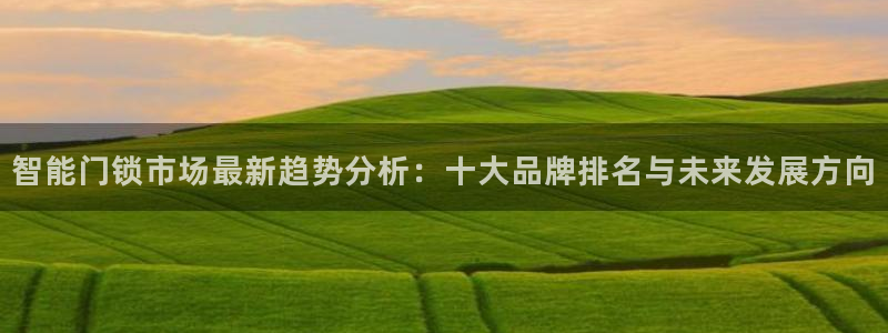 澳门金年会棋牌：智能门锁市场最新趋势分析：十大品牌排名与未来