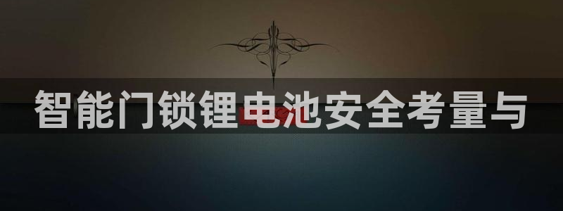 金年会娱乐app：智能门锁锂电池安全考量与