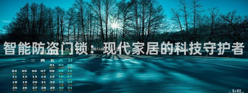 金立年会：智能防盗门锁：现代家居的科技守护者
