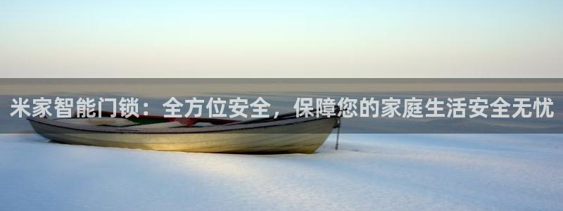金年会提款：米家智能门锁：全方位安全，保障您的家庭生活安全无