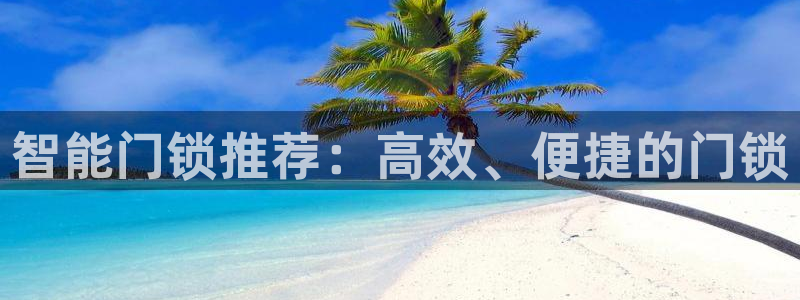 金年会是正规平台吗：智能门锁推荐：高效、便捷的门锁
